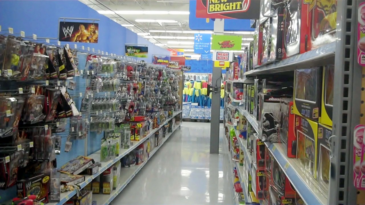 the toy section